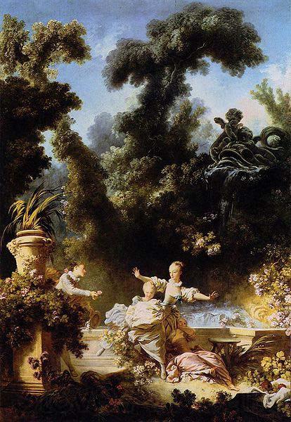 Jean-Honore Fragonard The Progress of Love: The Pursuit France oil painting art